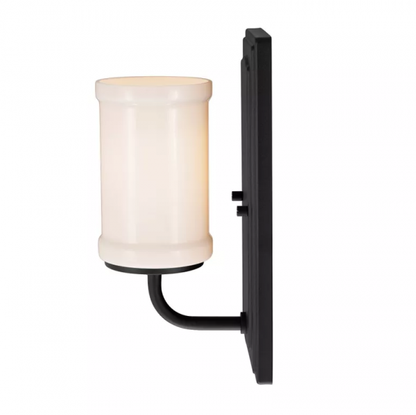 Kinkiet Vetivene 1 Czarny Mat Klasyczna Lampa Ścienna Elstead Lighting KL-VETIVENE1-BK