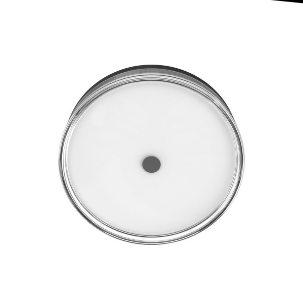 Nowoczesny Plafon Sufitowy okrągły LED Czarny Molino Italux PLF-64536-S-BK
