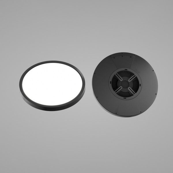 Czarna Lampa Sufitowa LED Plafon CALVI PLF-35263-480R-36W-BL ITALUX