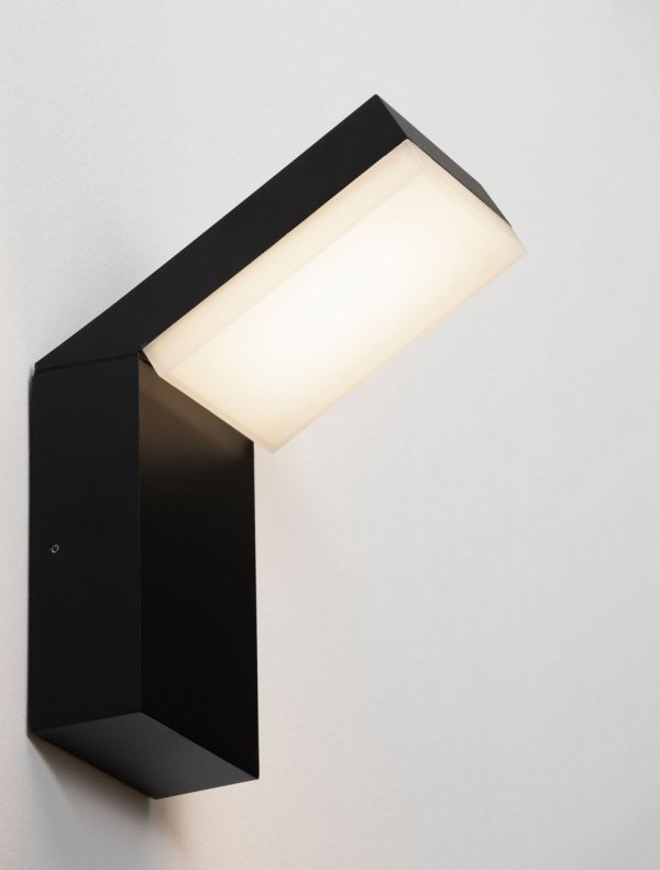 Minimalistyczny kinkiet ścienny zewnętrzny klasyczny LED aluminiowy kolor antracyt podświetlający elewację IP65 SIRELIA LE75157 Luces Exclusivas