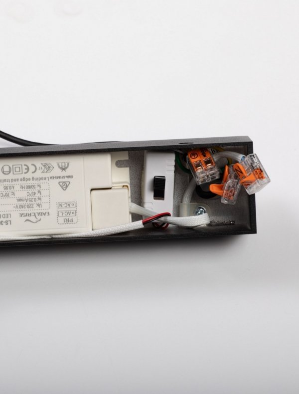 Nowoczesna lampa wisząca listwa szklana LED 27W 2700-3000 K nowoczesna jadalniana nad wyspę ARUCAS LE45879 Luces Exclusivas