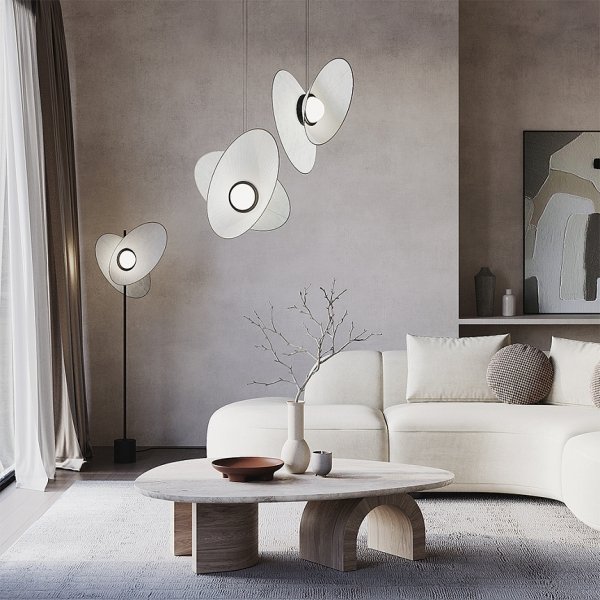 Designerska lampa wisząca Evolution Maytoni MOD396PL-L10BL3K nad stół wyspę salonowa nowoczesna