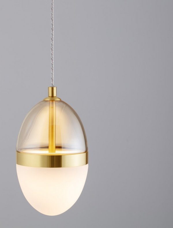 Nowoczesna Złota Lampa Wisząca LED ARENA LE44330 LUCES EXCLUSIVAS