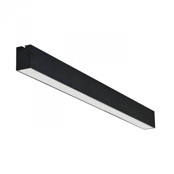 Minimalistyczny Plafon Sufitowy LED Czarny CCT LINELIO 318 AZ5659 AZZARDO