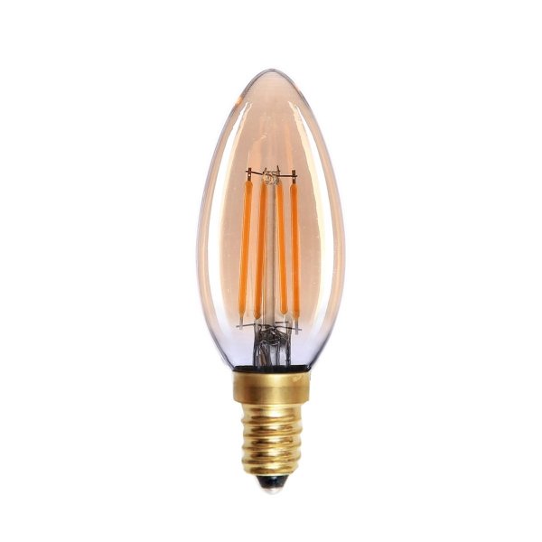 Żarówka Dekoracyjna LED E14 4W 2200K Dimm Amber 