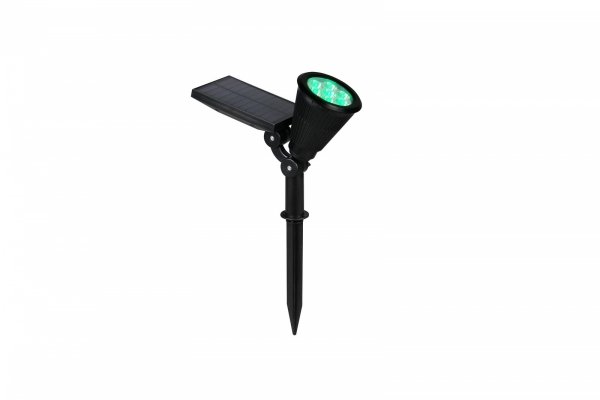 Minimalistyczny reflektorek ogrodowy solarny uniwersalny nowoczesny LED czarny regulowany czujnik zmierzchu FESTIVAL SOLAR IP44 R84756232 Rl