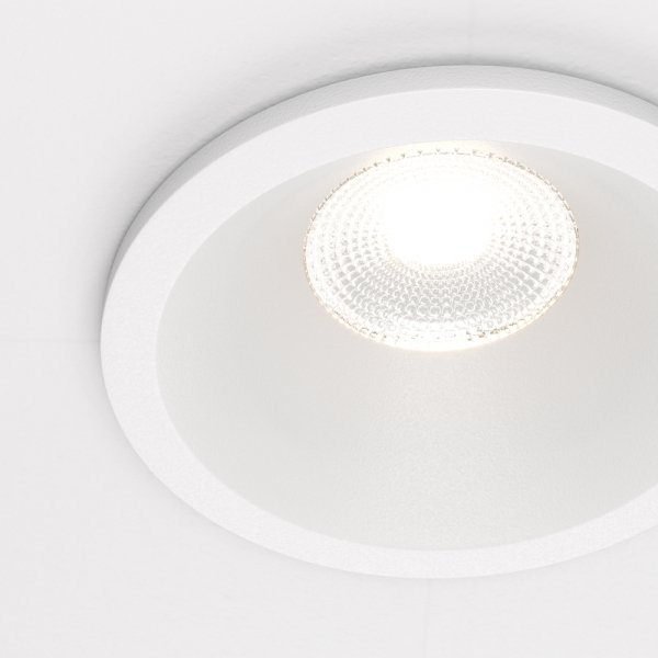  Lampa wbudowana wpuszczana w sufit LED aluminiowa biała okrągła możliwość ściemniania Zoom MAYTONI DL034-01-06W4K-D-W