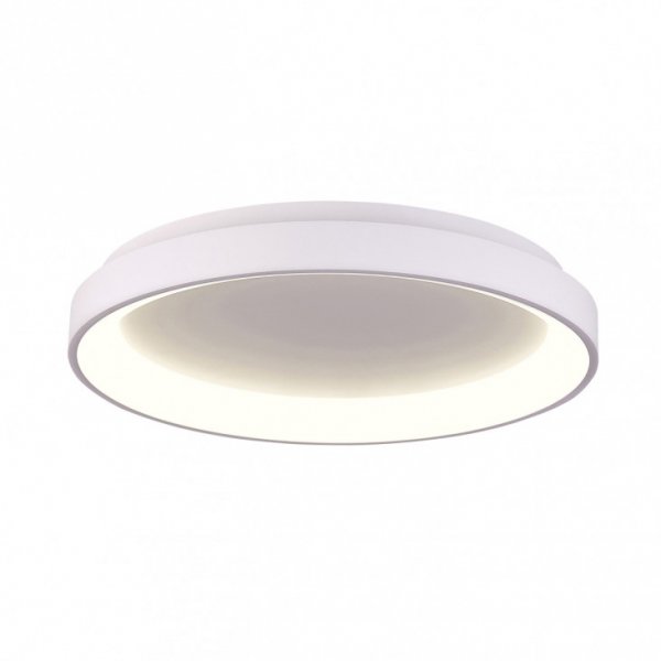 Biała Okrągła Lampa Sufitowa LED Plafon VICO PLF-53675-058RC-WH-3KS4K-TRDIMM ITALUX