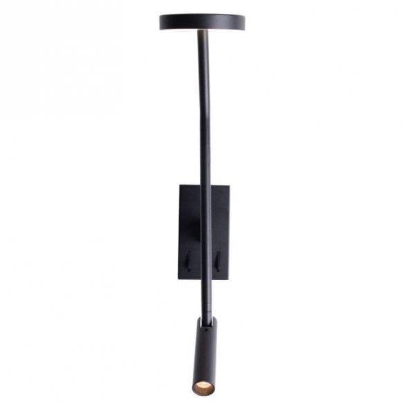 Nowoczesny Czarny Kinkiet Ścienny LED IBIZA W0349 MAXLIGHT
