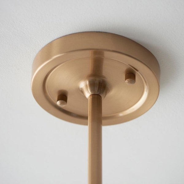 Klasyczna lampa wisząca abażurowa mosiężna minimalistyczna uniwersalna Santiago &amp; Ikat 115008 ENDON