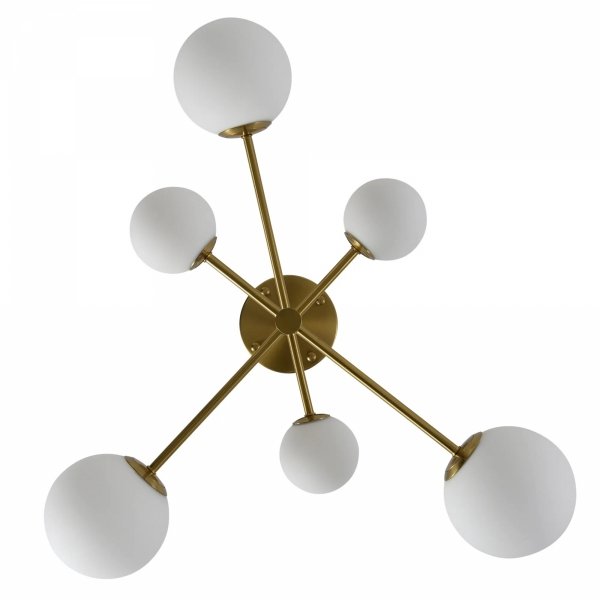 Lampa wisząca do salonu do jadalni Bolti PLC0103-GD Yaskr złota G9