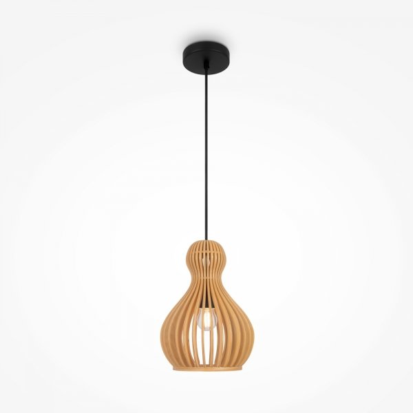 Lampa wisząca designerska rustykalna brązowa nad stół do jadalni do salonu ozdobna regulacja wysokości Roots MAYTONI MOD192PL-01W