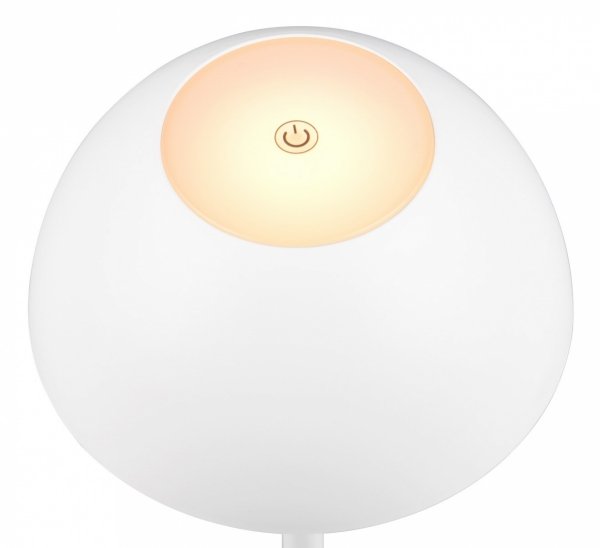 Nowoczesna Akumulatorowa Lampka Przenośna Biała RICARDO R54106131 RL