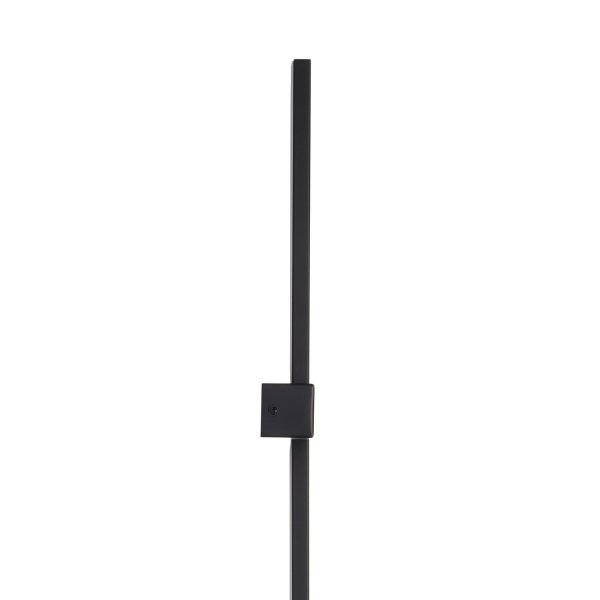 Lampa ścienna kinkiet LED listwa metalowa czarna klasyczna minimalistyczna uniwersalna SOUL SP-MD1022S-BLACK Step Into Design
