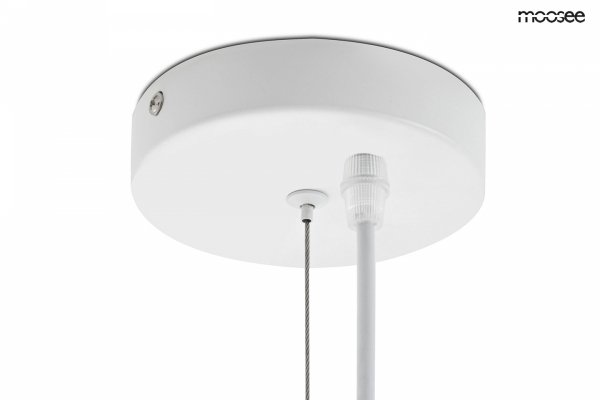 Biała Designerska Lampa Wisząca NEST MSE1501100327 MOOSEE