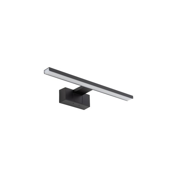 Nowoczesny Kinkiet Ścienny Nad Lustro Czarny IP44 CEZANNE LED BLACK S 4000K 10676 NOWODVORSKI 