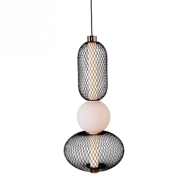 Minimalistyczna Druciana Lampa wisząca LED 10W BORA A MAXLIGHT P0591 