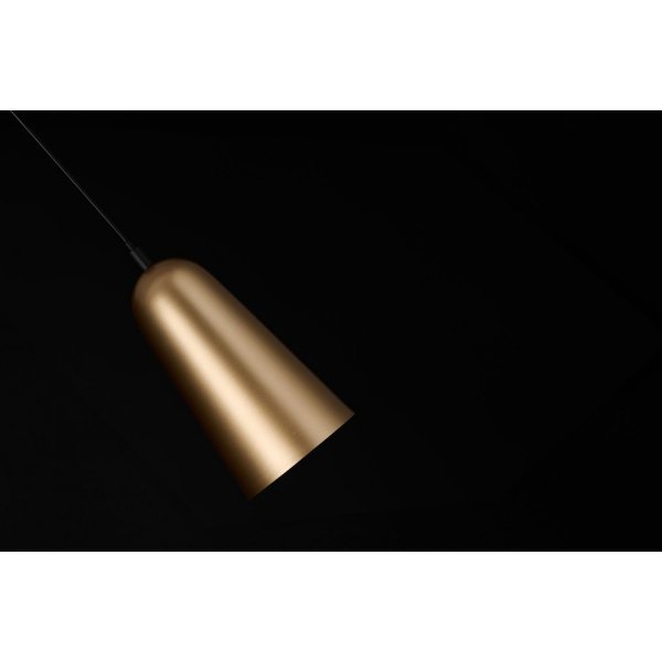 Złota lampa wisząca CAPRI B GO Azzardo led 5W 3000K jadalniana nad stół wyspę