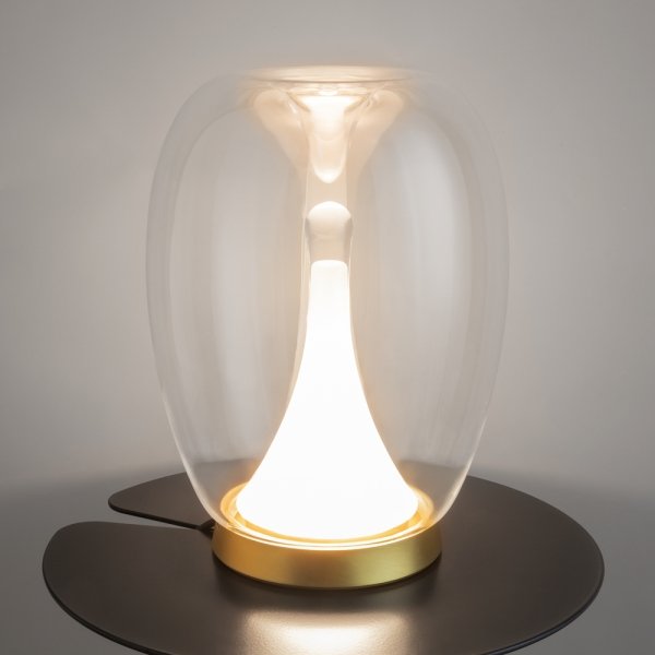 Nowoczesna Lampka Stołowa LED Szklany Klosz SPLASH MOD282TL-L15G3K1 MAYTONI