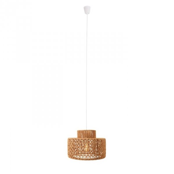 Lampa Wisząca Brązowa Boho RAFFLE P0587 MAXLIGHT
