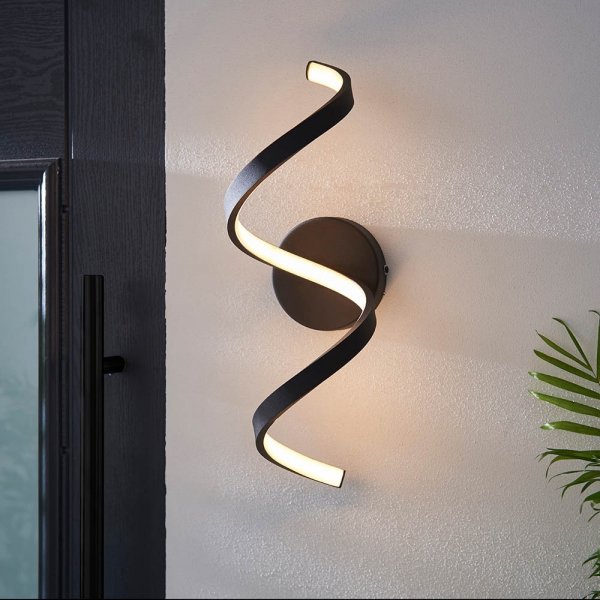 Nowoczesny Kinkeit Ścienny LED Czarny ASTRAL 95601 ENDON
