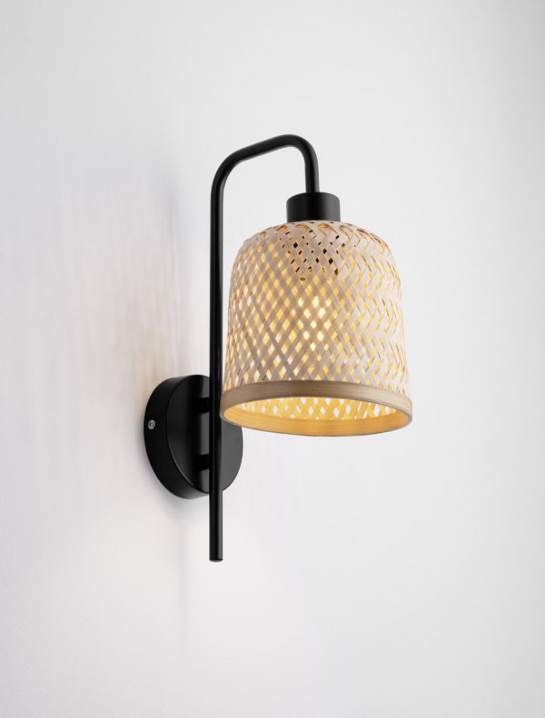 Bambusowy kinkiet w stylu boho TALITAS LE44510 Luces Exlusivas