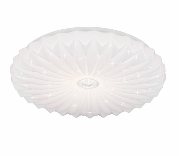Nowoczesny plafon lampa sufitowa LED biała designerska glamour minimalistyczna okrągła ściemnialna ATARIS R64791101 Rl