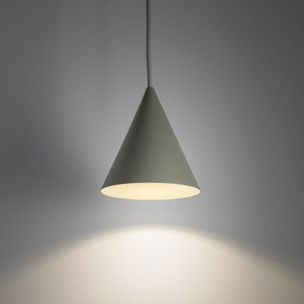 Zielona lampa wisząca stożkowa ZENITH XS sage green 11492 Nowodvorski Lighting