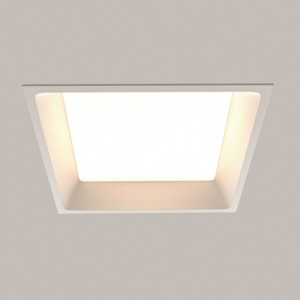 Biała Oprawa Wpuszczana Do Łazienki Downlight Okno Maytoni DL056-18W3-4-6K-W