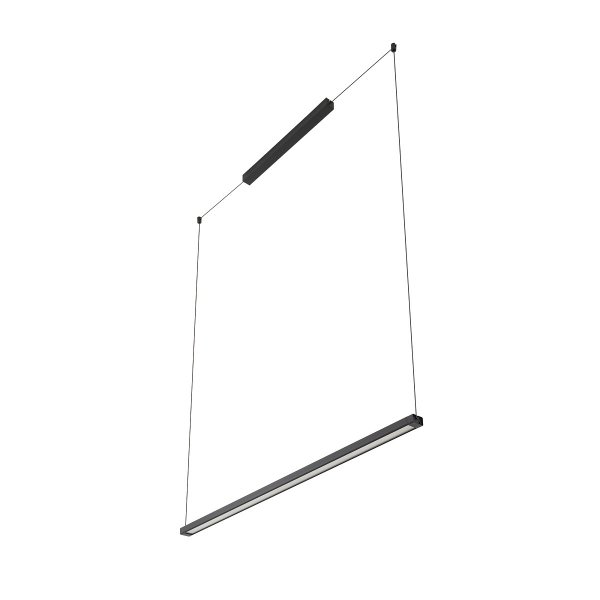 Nowoczesna Dekoracyjna Lampa Wisząca LED Czarna Listwa CL H LED PRO BLACK 4000K 10691 Nowodvorski Lighting