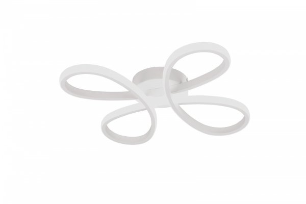 Nowoczesna Dekoracyjna Lampa Sufitowa Biały Plafon FLY 645610131 TRIO