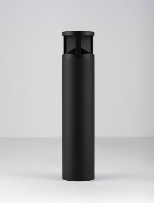 Minimalistyczny słupek ogrodowy klasyczny LED tuba aluminiowy czarny uniwersalny IP65 NEVARRO LE75127 Luces Exclusivas