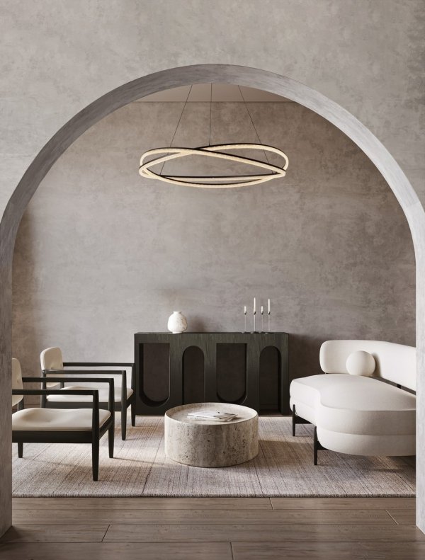 Nowoczesna Lampa Wisząca Czarna LED ILAVE LE44323 LUCES EXCLUSIVAS