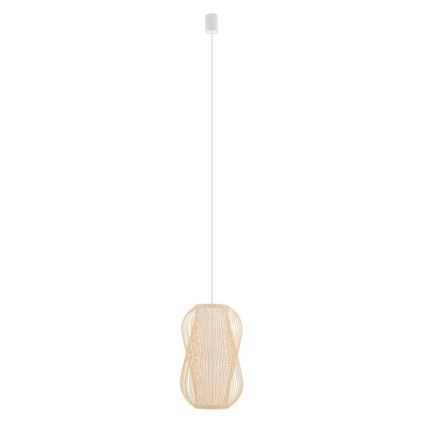 Naturalna Lampa Wisząca Z Bambusa W Stylu Boho PUKET M 11161 Nowodvorski Lighting