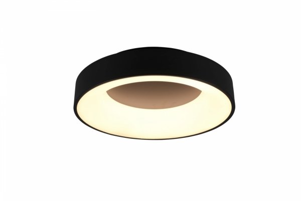 Plafoniera okrągła czarna led 27W GIRONA 45 TRIO 671210132