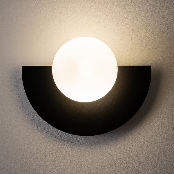 Czarny  Kinkiet SATURN S Black 12596 Nowodvorski Lighting