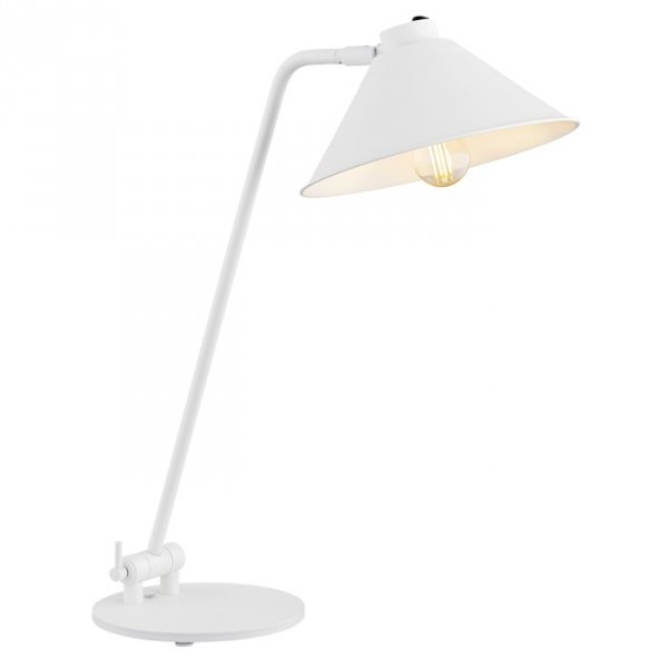 Lampka Stołowa Biała Vintage GABIA 4996 ARGON