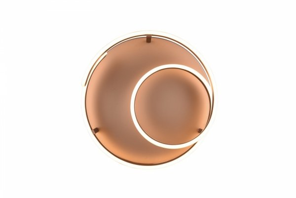 Nowoczesna Dekoracyjna Lampa Sufitowa Plafon W Kolorze Brązowym MARNIE 644110165 TRIO