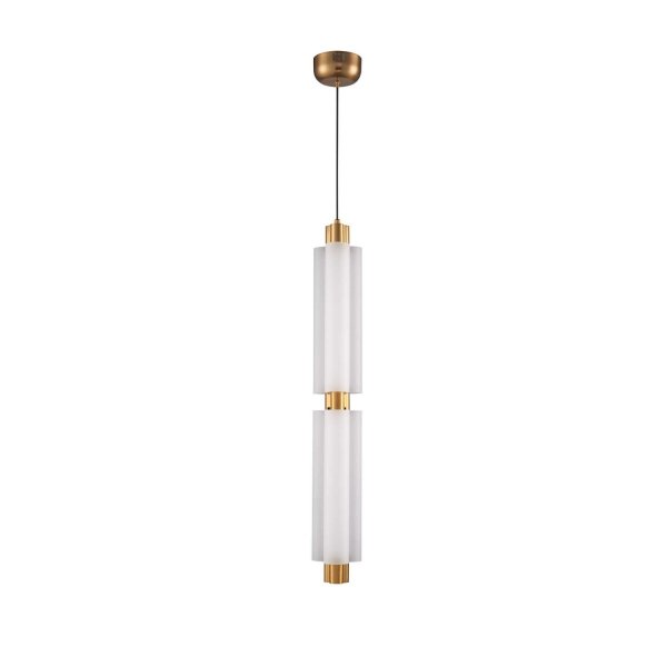 Designerska lampa wisząca OSMO-2 Led złota 73 cm ST-15038P-2 Step into Design