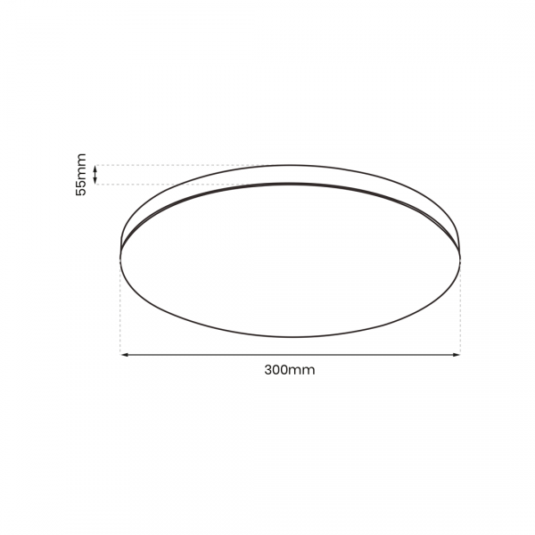 Plafon Sufitowy Ledowy SLIM ML9088 MILAGRO