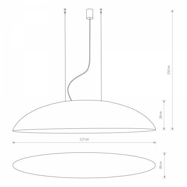 Biało Miedziana Lampa Wisząca CANOE White/Copper 10326 Nowodvorski Lighting