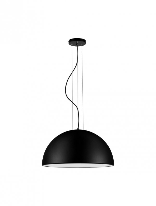 Lampa Wisząca Nad Wyspę Stół W Stylu Loftowym Czarno Biała Kopuła JULIACA LE44858 Luces Exlusivas
