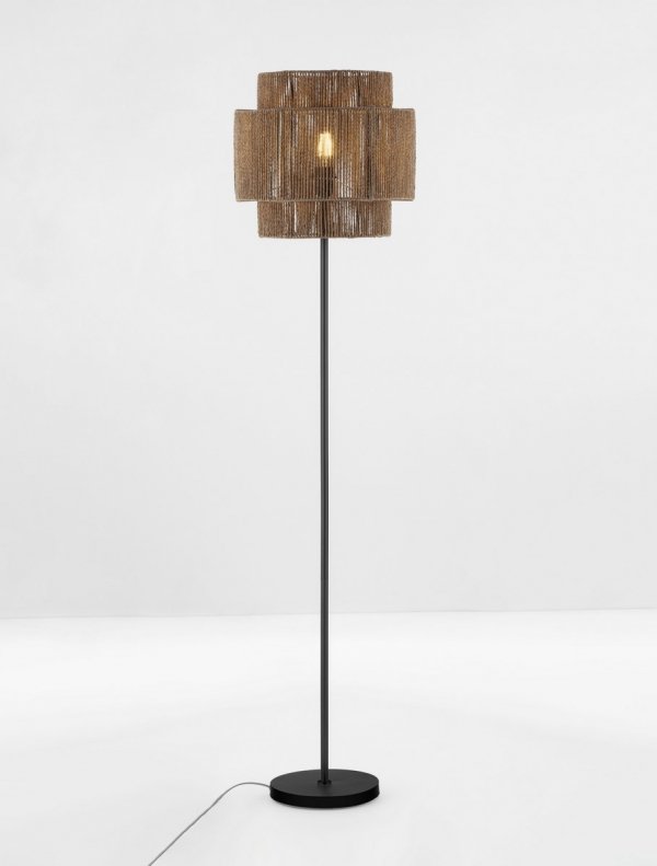 Lampa podłogowa z ratanu LAUQUEN LE44496 Luces Exlusivas