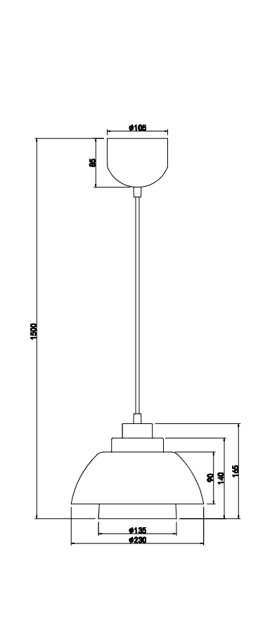 Grafitowa lampa wisząca półokrągły klosz nowoczesna do loftowych wnętrz TILOS R36501042 RL