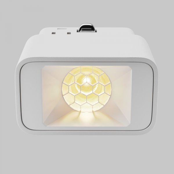 Ścieżka świetlna lampa szynowa LED kwadrat aluminium biała Points MAYTONI TR100-2-2W3K-S-W