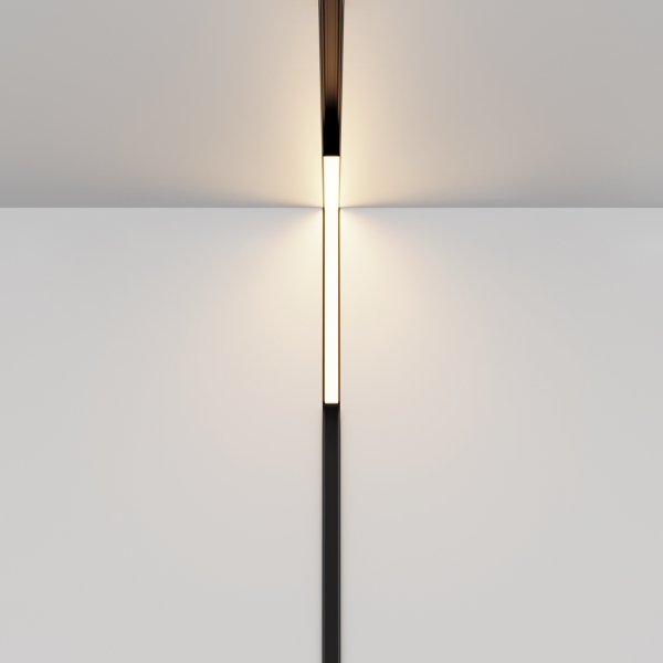 Ścieżka świetlna listwa LED do szynoprzewodu magnetycznego aluminium czarny Basis MAYTONI TR102-24W3K-B-1