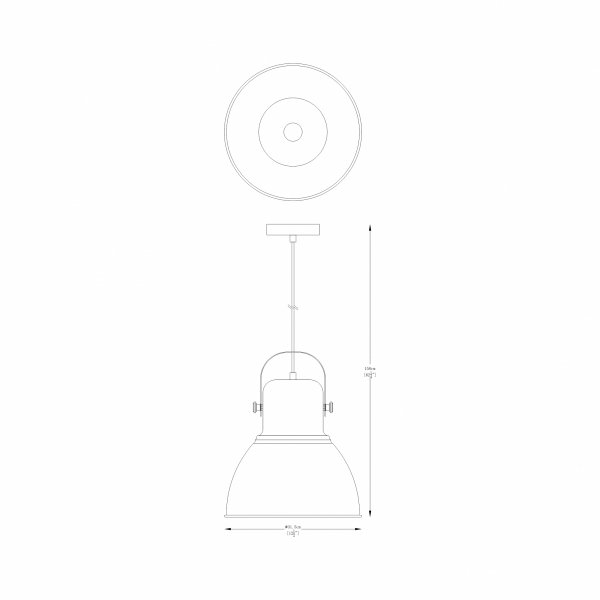 A8015-SWH KAIROS LAMPA WISZĄCA BIAŁA/WHITE