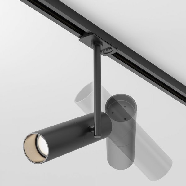 CZARNY REKLEKTOR DO SZYNOPRZEWODU 1-F MAYTONI TRACK LAMP TR005-1-GU10-B 