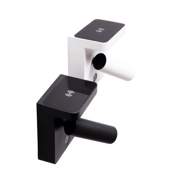 Nowoczesny Czarny Kinkiet Ścienny Z Włącznikiem LOFER W0374 MAXLIGHT