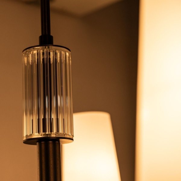 Lampa wisząca 1246 VINCENZA Czarny Elegancki Żyrandol Zuma Line